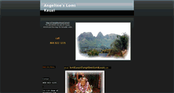 Desktop Screenshot of angelineslomikauai.com